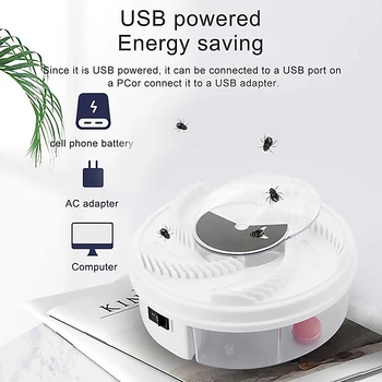 Electric Flying Mosquito Killer USB Automatic Flycatcher Fly Trap USB Charging Repellents Garden Supplies
Electric Flying Mosquito Killer USB Automatic Flycatcher Fly Trap USB Charging Repellents Garden Supplies