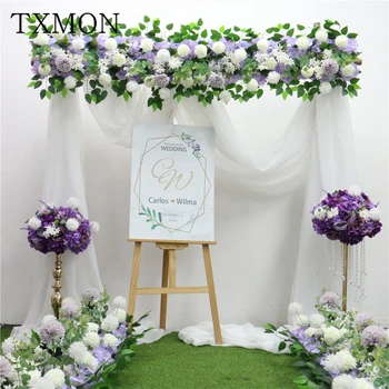 1M custom New artificial silk wedding decoration flower row flowers wall row road lead T platform wedding background decoration
1M custom New artificial silk wedding decoration flower row flowers wall row road lead T platform wedding background decoration