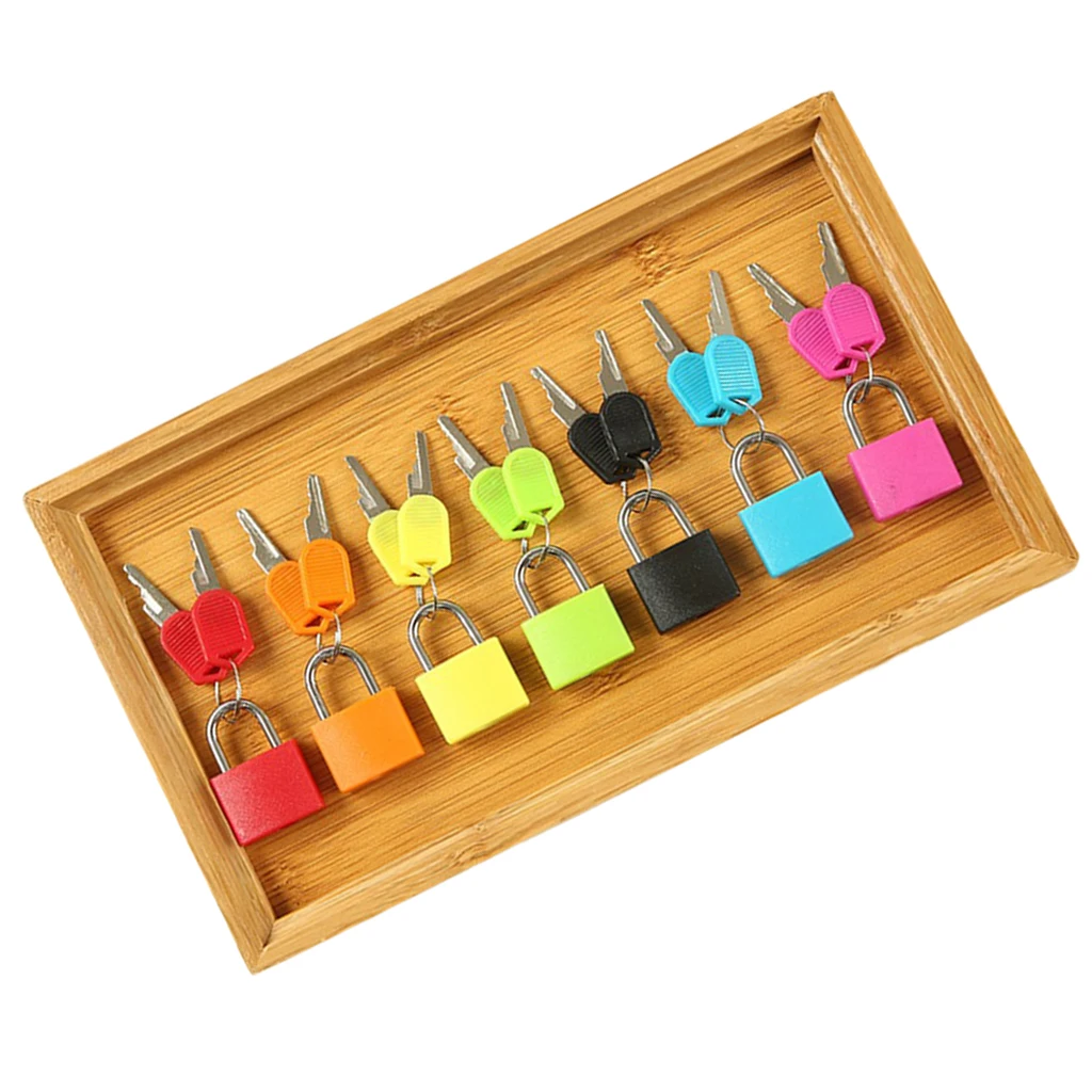 7 Color Key Lock in Wooden Salver Kids Montessori Toy Color Cognition Training Tool Family Safety Protection 7 Color Key Lock in Wooden Salver Kids Montessori Toy Color Cognition Training Tool Family Safety Protection