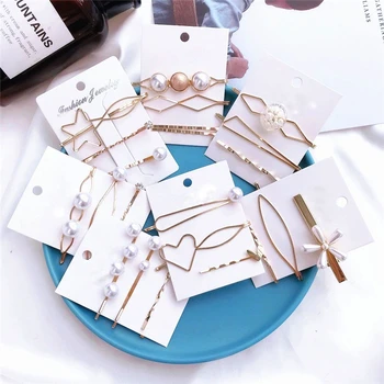 3Pcs/Set Korean Pearl Metal Hair Clips Geometric Hollow Hairpins Barrette Women Girls Hair Styling Accessories Headdress
3Pcs/Set Korean Pearl Metal Hair Clips Geometric Hollow Hairpins Barrette Women Girls Hair Styling Accessories Headdress