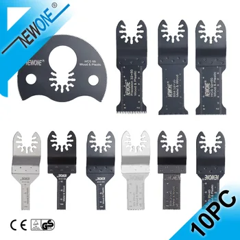 NEWONE Quick Release 10PCS/Set Bi-Metal Oscillating Tool Saw Blade Multitool precision Saw Blades for Metal/Wood
NEWONE Quick Release 10PCS/Set Bi-Metal Oscillating Tool Saw Blade Multitool precision Saw Blades for Metal/Wood