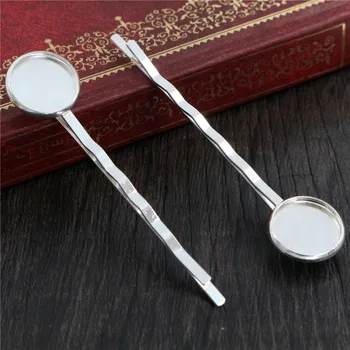 12mm 10pcs High Quality Bright Silver Plated Copper Material Hairpin Hair Clips Hairpin Base Setting Cabochon Cameo J6-07
12mm 10pcs High Quality Bright Silver Plated Copper Material Hairpin Hair Clips Hairpin Base Setting Cabochon Cameo J6-07
