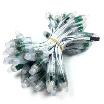 Wholesale 500 Pcs string 12mm WS2811 2811 IC LED Pixels Module String Light White Wire cable IP68 5V Holidays/Chrismas/ Festival
Wholesale 500 Pcs string 12mm WS2811 2811 IC LED Pixels Module String Light White Wire cable IP68 5V Holidays/Chrismas/ Festival