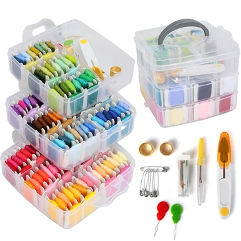 150 Colors Lines Sewing Kits Multi-function Sewing Box Set DIY Hand Quilting Stitching Embroidery Thread Sewing Set with storage
150 Colors Lines Sewing Kits Multi-function Sewing Box Set DIY Hand Quilting Stitching Embroidery Thread Sewing Set with storage