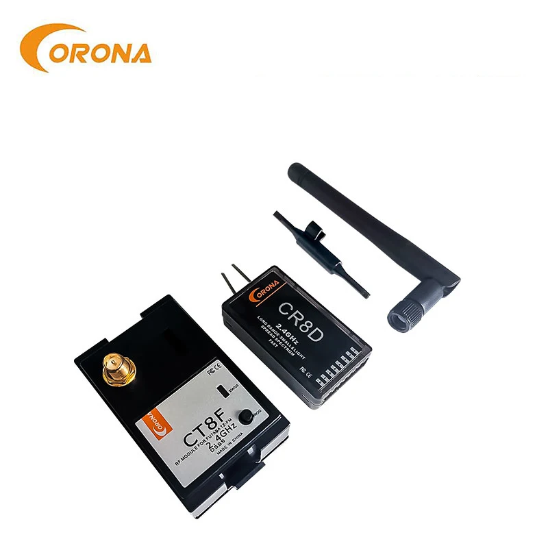 Corona CT8F and CR8D Futaba Module receiver 2.4Ghz system for futaba CR8D V2 DSSS receiver CT8F futaba transmitter RC drones
Corona CT8F and CR8D Futaba Module receiver 2.4Ghz system for futaba CR8D V2 DSSS receiver CT8F futaba transmitter RC drones