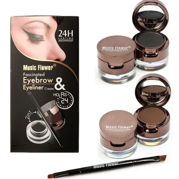 2in1 Brown+Black Eyeliner Gel & Eyebrow Powder Makeup Waterproof Set with Brush 2 bottles of brow powder eyeliner, 1 brush
2in1 Brown+Black Eyeliner Gel & Eyebrow Powder Makeup Waterproof Set with Brush 2 bottles of brow powder eyeliner, 1 brush