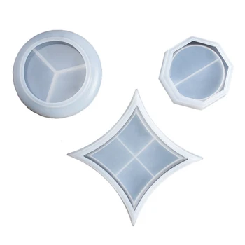 3 Pcs DIY Crystal Epoxy Resin Mold Irregular Dish Mold Flower Mirror Manual Storage Box Silicone Mold
3 Pcs DIY Crystal Epoxy Resin Mold Irregular Dish Mold Flower Mirror Manual Storage Box Silicone Mold