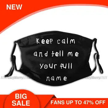 Death Note Mouth Face Mask Keep Calm And Tell Me Your Full Name Facial Mask for Adult with Filters Mask
Death Note Mouth Face Mask Keep Calm And Tell Me Your Full Name Facial Mask for Adult with Filters Mask