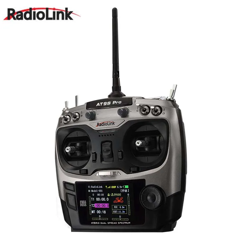 NEW Radiolink AT9S Pro TX 10/12CH RC Radio Controller RC transmitter with R9DS RX 2.4G receiver for Racing Drone
NEW Radiolink AT9S Pro TX 10/12CH RC Radio Controller RC transmitter with R9DS RX 2.4G receiver for Racing Drone