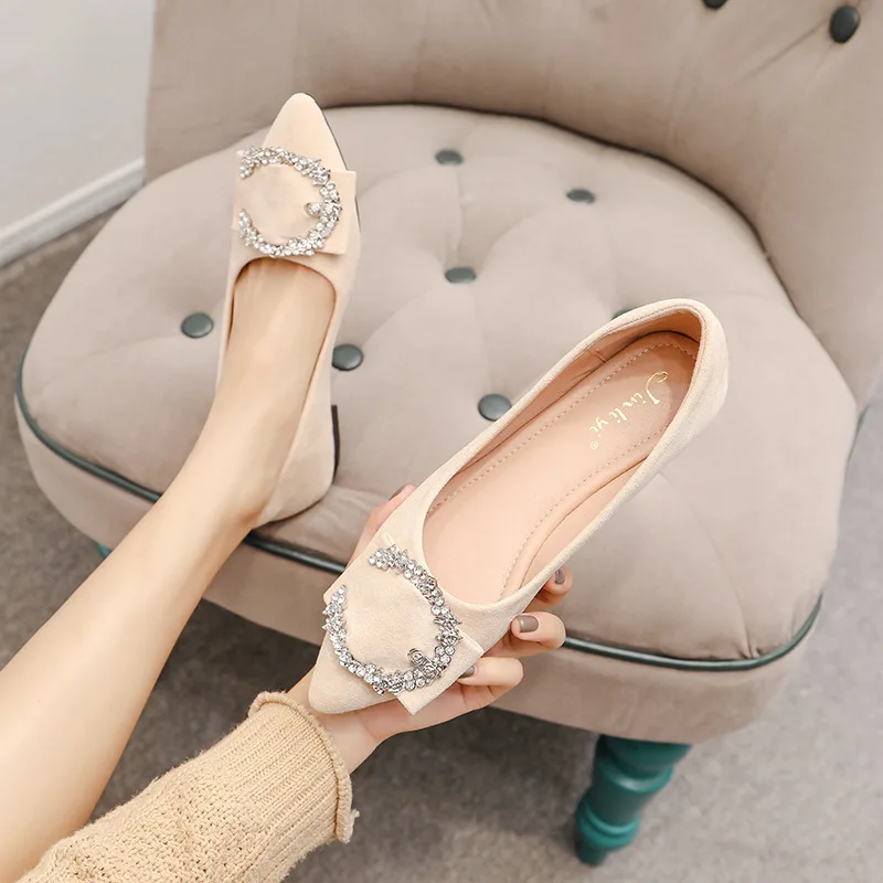 Online Celebrity Pointed-Toe Single Shoes Women Flat 2019 ji qiu New Style Gentle Shoes Fairy Korean-style Versatile Korean-styl
Online Celebrity Pointed-Toe Single Shoes Women Flat 2019 ji qiu New Style Gentle Shoes Fairy Korean-style Versatile Korean-styl