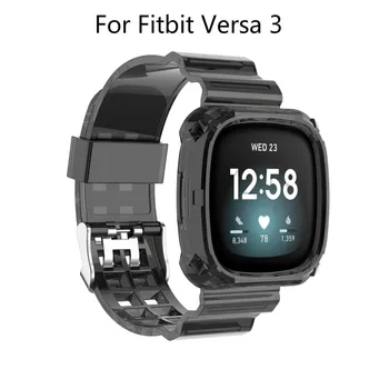 Silicone Clear Case Strap for Fitbit Versa 3/ Fitbit Sense Watch Band Bracelet and Protective Cover for Fitbit Versa3/Sense 1PC
Silicone Clear Case Strap for Fitbit Versa 3/ Fitbit Sense Watch Band Bracelet and Protective Cover for Fitbit Versa3/Sense 1PC