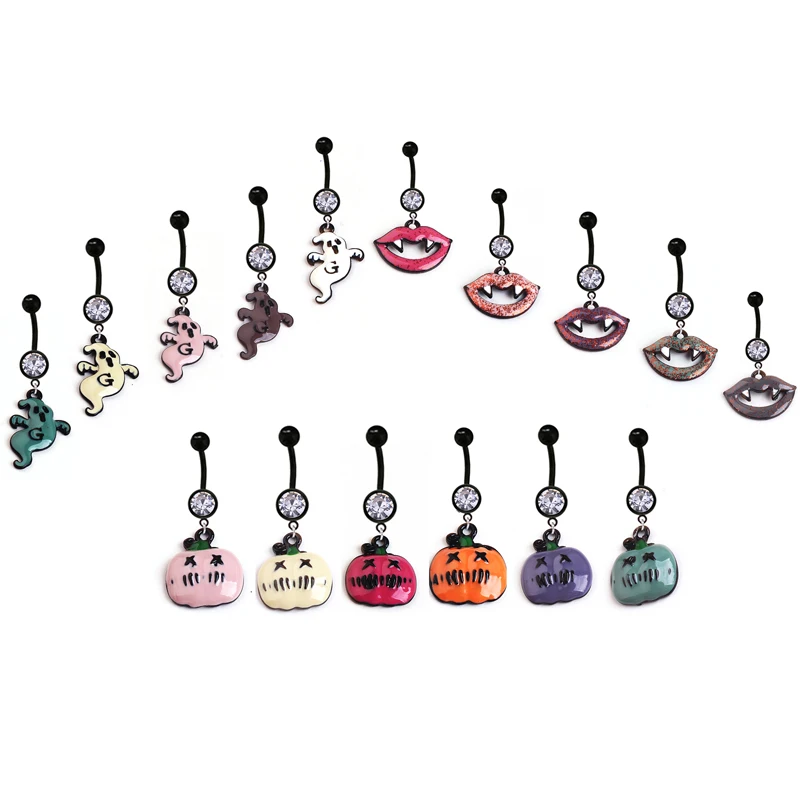 1Pc Surgical Steel Demon Piercing Navel Goth Halloween Belly Button Ring Gold Ear Cartilage Helix Earring Body Piercing Jewelry
1Pc Surgical Steel Demon Piercing Navel Goth Halloween Belly Button Ring Gold Ear Cartilage Helix Earring Body Piercing Jewelry