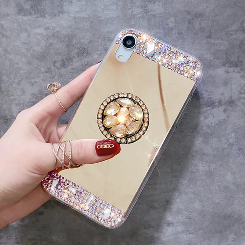 Rhinestone Phone Case For IPhone 12 11 Pro Max X XS MAX XR 7 Plus 8 Plus 6 6S Plus 5 5S Bling Diamond Stand Mirror Cover Coque
Rhinestone Phone Case For IPhone 12 11 Pro Max X XS MAX XR 7 Plus 8 Plus 6 6S Plus 5 5S Bling Diamond Stand Mirror Cover Coque