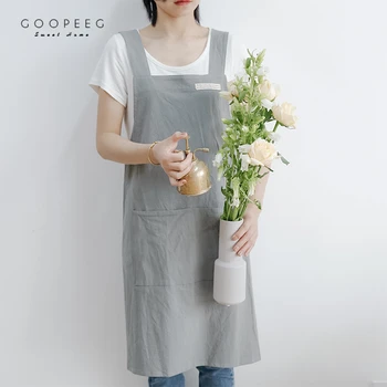 Pure cotton washed cotton apron home kitchen baking floral waist gown men and women fashion Japanese Korean version of simple
Pure cotton washed cotton apron home kitchen baking floral waist gown men and women fashion Japanese Korean version of simple