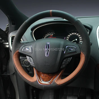 For Lincoln MKC MKX MKZ DIY Multicolor Perforated Suede Leather Hand sewing Steering Wheel Wrap Cover
For Lincoln MKC MKX MKZ DIY Multicolor Perforated Suede Leather Hand sewing Steering Wheel Wrap Cover