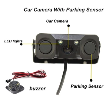 12DCV Car Reverse Backup Parking Rear View Cams Camera With 2 Parking Sensor Brand New And High Quality
12DCV Car Reverse Backup Parking Rear View Cams Camera With 2 Parking Sensor Brand New And High Quality