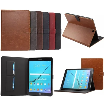 Folio Crazy Horse pattern PU Leather Case For Samsung Galaxy Tab S2 9.7'' T810 T815 T813 T819 Cover Tablet with Card Slot
Folio Crazy Horse pattern PU Leather Case For Samsung Galaxy Tab S2 9.7'' T810 T815 T813 T819 Cover Tablet with Card Slot