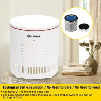 AUGIENB Desktop Air Purifier Lionizer Ture Hepa Filter Formaldehyde PM2.5 Mold Odor Sme Allergies Air Cleaner Silent
AUGIENB Desktop Air Purifier Lionizer Ture Hepa Filter Formaldehyde PM2.5 Mold Odor Sme Allergies Air Cleaner Silent