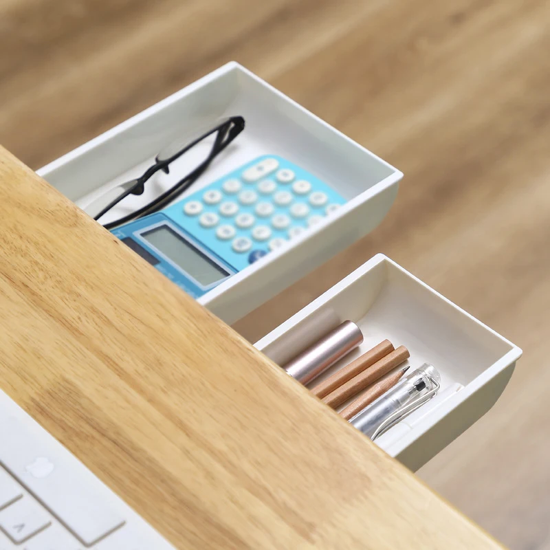 Self Stick Under Desk Drawer Organizer Pencil Tray Table Storage Boxes Self-adhesive Under-drawer Storage Box Stationery Supplie
Self Stick Under Desk Drawer Organizer Pencil Tray Table Storage Boxes Self-adhesive Under-drawer Storage Box Stationery Supplie