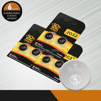 6pcs brand new battery for DURACELL DLCR2032 CR2032 ECR2032 GPCR2032 3v button cell coin batteries for watch computer
6pcs brand new battery for DURACELL DLCR2032 CR2032 ECR2032 GPCR2032 3v button cell coin batteries for watch computer