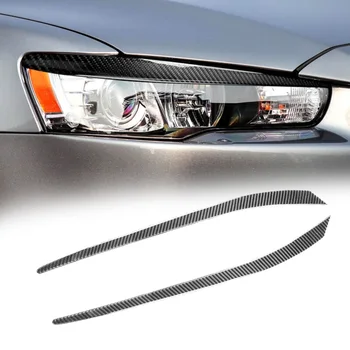 100% Brand New Carbon Fiber Headlight Eyelid Eyebrow Cover For Mitsubishi Lancer Evo 2008-14 Easy To Use 
100% Brand New Carbon Fiber Headlight Eyelid Eyebrow Cover For Mitsubishi Lancer Evo 2008-14 Easy To Use