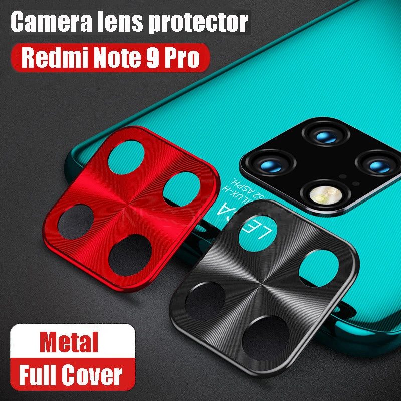 Фото Металлический чехол для объектива камеры Xiaomi Redmi Note 9 Pro MaxLens - купить