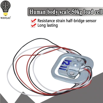 50kg Human Scale Load Cell Weight Sensors+HX711 AD Module Body Load Cell Weighing Sensor Pressure Sensors Measurement Tools
50kg Human Scale Load Cell Weight Sensors+HX711 AD Module Body Load Cell Weighing Sensor Pressure Sensors Measurement Tools