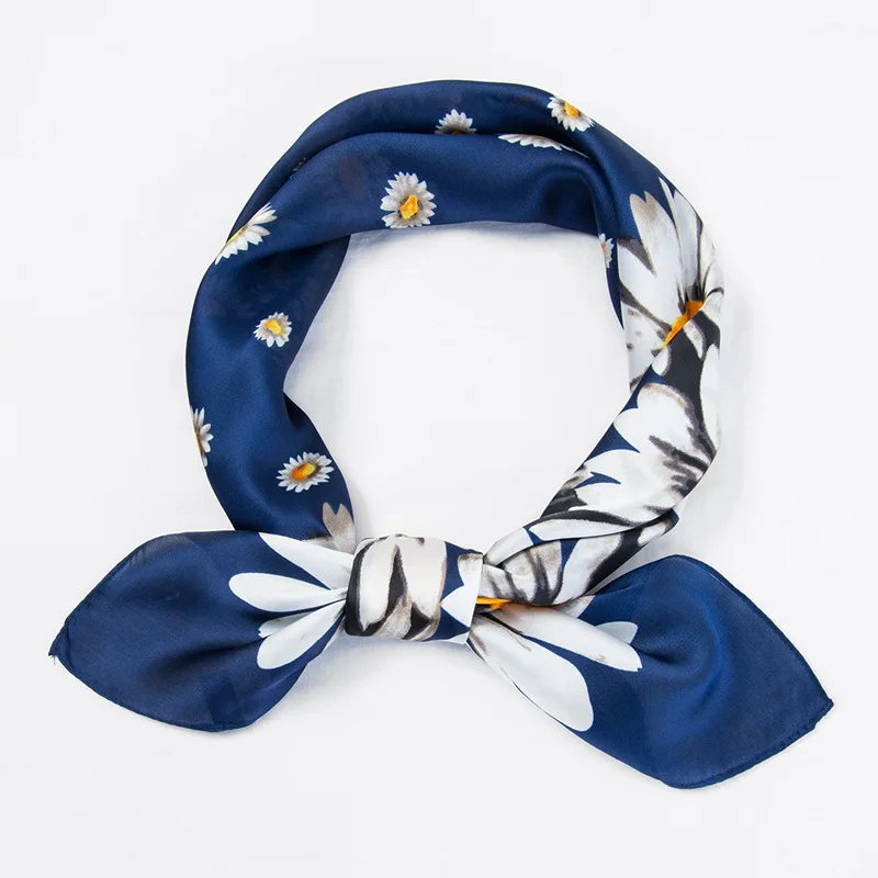 Luna&Dolphin New Spring Women Square Scarf 70*70cm Sun Flower Print Small Silk Scarf Handle Bag Ribbon Chiffon Hijab Headband
Luna&Dolphin New Spring Women Square Scarf 70*70cm Sun Flower Print Small Silk Scarf Handle Bag Ribbon Chiffon Hijab Headband