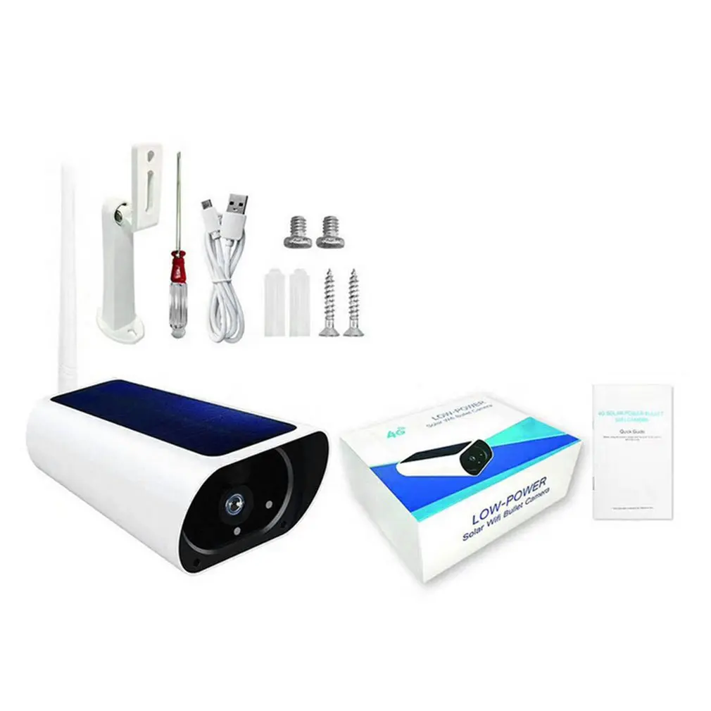 4G Version 1080P Solar IP Camera Wireless Wi-fi Security Surveillance Waterproof Outdoor Camera IR Night Vision Solar HD Cam
4G Version 1080P Solar IP Camera Wireless Wi-fi Security Surveillance Waterproof Outdoor Camera IR Night Vision Solar HD Cam