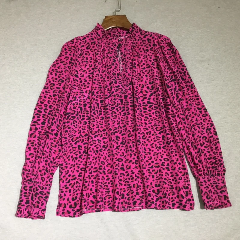 2020 Women's Blouse French Style Early Spring Sexy Leopard Printted Long Sleeve Shirts And Tops
2020 Women's Blouse French Style Early Spring Sexy Leopard Printted Long Sleeve Shirts And Tops