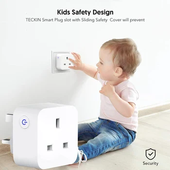 Smart Plug WiFi Outlet Works with Amazon Alexa Google Home IFTTT Wireless Smart Socket Remote Control Timer Fit UK Wall Socket
Smart Plug WiFi Outlet Works with Amazon Alexa Google Home IFTTT Wireless Smart Socket Remote Control Timer Fit UK Wall Socket