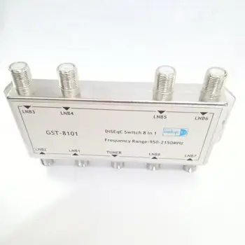 DS81 8 in 1 Satellite Signal DiSEqC Switch LNB Receiver Multiswitch Heavy Duty Zinc Die-cast Chrome Treated
DS81 8 in 1 Satellite Signal DiSEqC Switch LNB Receiver Multiswitch Heavy Duty Zinc Die-cast Chrome Treated