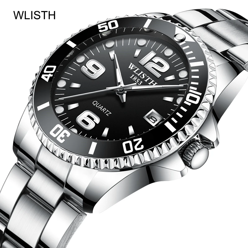 

2021 Top Brand WLISTH Luxury Men's Watch 30m Waterproof Date Clock Male Sports Watches Men Quartz Wrist Watch Relogio Masculino