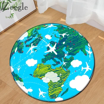 Zeegle Round Carpet Polyester Carpet for Living Room Home Drcoration Soft Foot Mat Anti-slip Hallway Rug Kids Room Area Rug
Zeegle Round Carpet Polyester Carpet for Living Room Home Drcoration Soft Foot Mat Anti-slip Hallway Rug Kids Room Area Rug