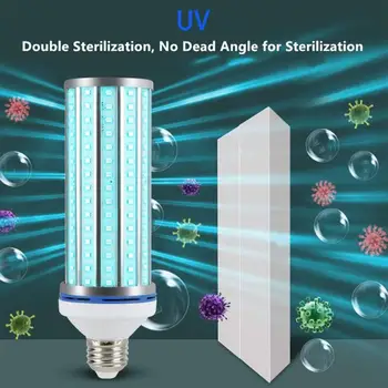 195LED Disinfection Bulb UVC Led Corn Light E27 Germicidal Lamp 110V/220V Disinfection Light Bulb Socket Bulb Ozone Dropship
195LED Disinfection Bulb UVC Led Corn Light E27 Germicidal Lamp 110V/220V Disinfection Light Bulb Socket Bulb Ozone Dropship