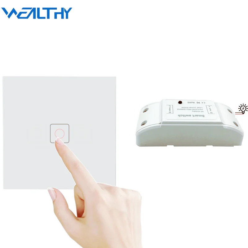433MHz Switch Light RF Remote Control Glass Panel Transmitter 86 Type For Home Wall Ceiling Lamp DIY Receiver ON/OFF Drop Ship
433MHz Switch Light RF Remote Control Glass Panel Transmitter 86 Type For Home Wall Ceiling Lamp DIY Receiver ON/OFF Drop Ship