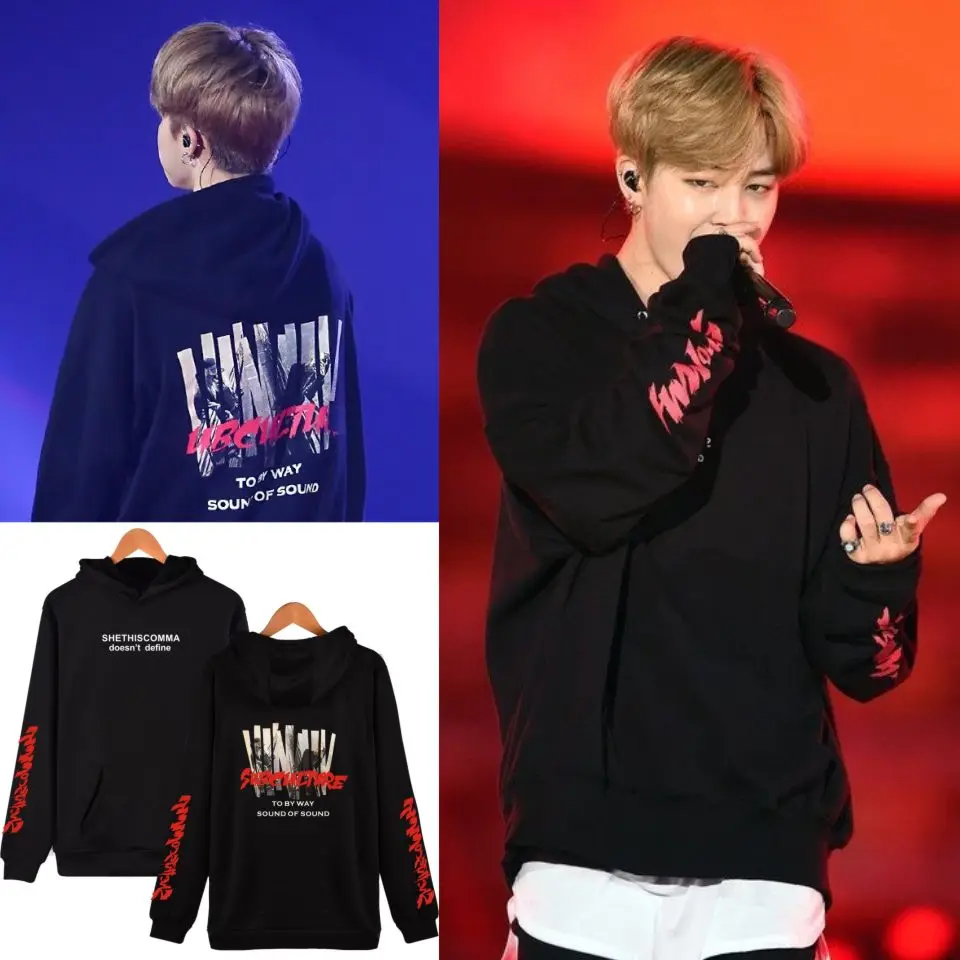 kpop Kpop JIMIN Concert The Same Style New Hoodies Fashion Men/Women Cap Hooded Sweatshirt Clothes Plus Size XXXXL F156
kpop Kpop JIMIN Concert The Same Style New Hoodies Fashion Men/Women Cap Hooded Sweatshirt Clothes Plus Size XXXXL F156