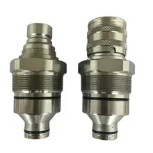 7246799 7246802 Hydraulic Female and Male Flat Face Quick Coupler For kubota Skid Steer External thread 48mm
7246799 7246802 Hydraulic Female and Male Flat Face Quick Coupler For kubota Skid Steer External thread 48mm