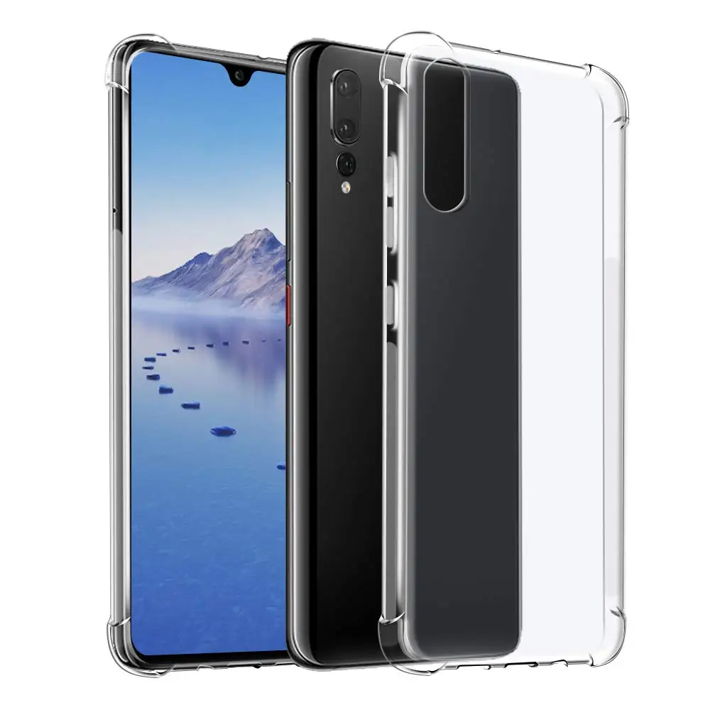 Чехол для Huawei Honor View 30 20 10 V30 V20 V10 противоударный прозрачный чехол из ТПУ с подушкой