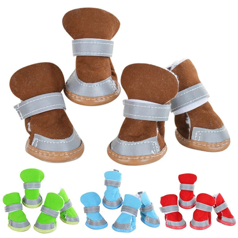 4pcs/lot Pet Thickening Waterproof Anti-slip Snow Shoes Dog Winter Warm Paw Protector Boots Dog Product
4pcs/lot Pet Thickening Waterproof Anti-slip Snow Shoes Dog Winter Warm Paw Protector Boots Dog Product