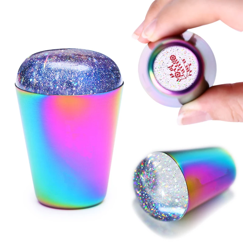 Silicone Nail Stamper Transparent Nail Art Holographic Stamping Stamp Scraper Polish Print Transfer Manicuring Template
Silicone Nail Stamper Transparent Nail Art Holographic Stamping Stamp Scraper Polish Print Transfer Manicuring Template