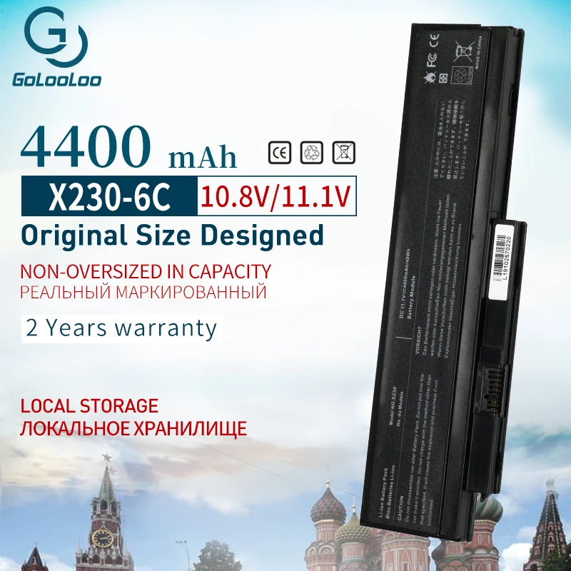 Golooloo 6 cells laptop battery for Lenovo ThinkPad X220 X220i X220s X230 X230i X230S 45N1025 45N1024 45N1028 45N1029 45N1020
Golooloo 6 cells laptop battery for Lenovo ThinkPad X220 X220i X220s X230 X230i X230S 45N1025 45N1024 45N1028 45N1029 45N1020