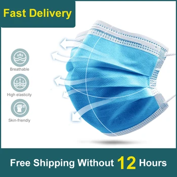 100 Pcs Disposable Mask Face Mouth Anti Dust Protect 3 Layers Filter Earloop Non Woven Dustproof Mouth Mask 12-24 hours Shipping
100 Pcs Disposable Mask Face Mouth Anti Dust Protect 3 Layers Filter Earloop Non Woven Dustproof Mouth Mask 12-24 hours Shipping