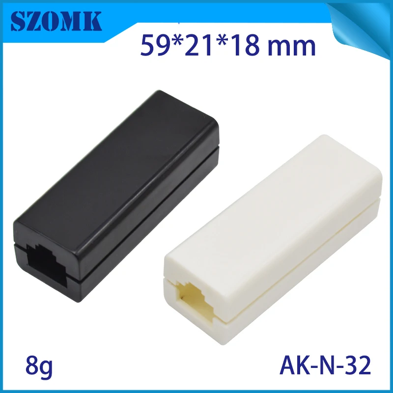 10 pcs/lot connector abs housing for a wireless transmitter AP shell with RJ45 connector 59x21x18mm abs plastic housing case for
10 pcs/lot connector abs housing for a wireless transmitter AP shell with RJ45 connector 59x21x18mm abs plastic housing case for