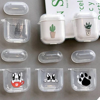 Cute Dog Puppy Bulldog Clear Soft TPU Case for Apple Airpods 1 2 Green Potted Plants Cactus Wireless Earphone Headphone Cover
Cute Dog Puppy Bulldog Clear Soft TPU Case for Apple Airpods 1 2 Green Potted Plants Cactus Wireless Earphone Headphone Cover
