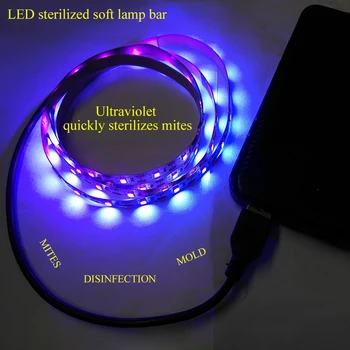 UV LED Strip Light Waterproof Ribbon Purple Flexible Ultraviolet Tape Fluorescence 5V 0.5M/1M/2M Bactericidal Disinfection
UV LED Strip Light Waterproof Ribbon Purple Flexible Ultraviolet Tape Fluorescence 5V 0.5M/1M/2M Bactericidal Disinfection