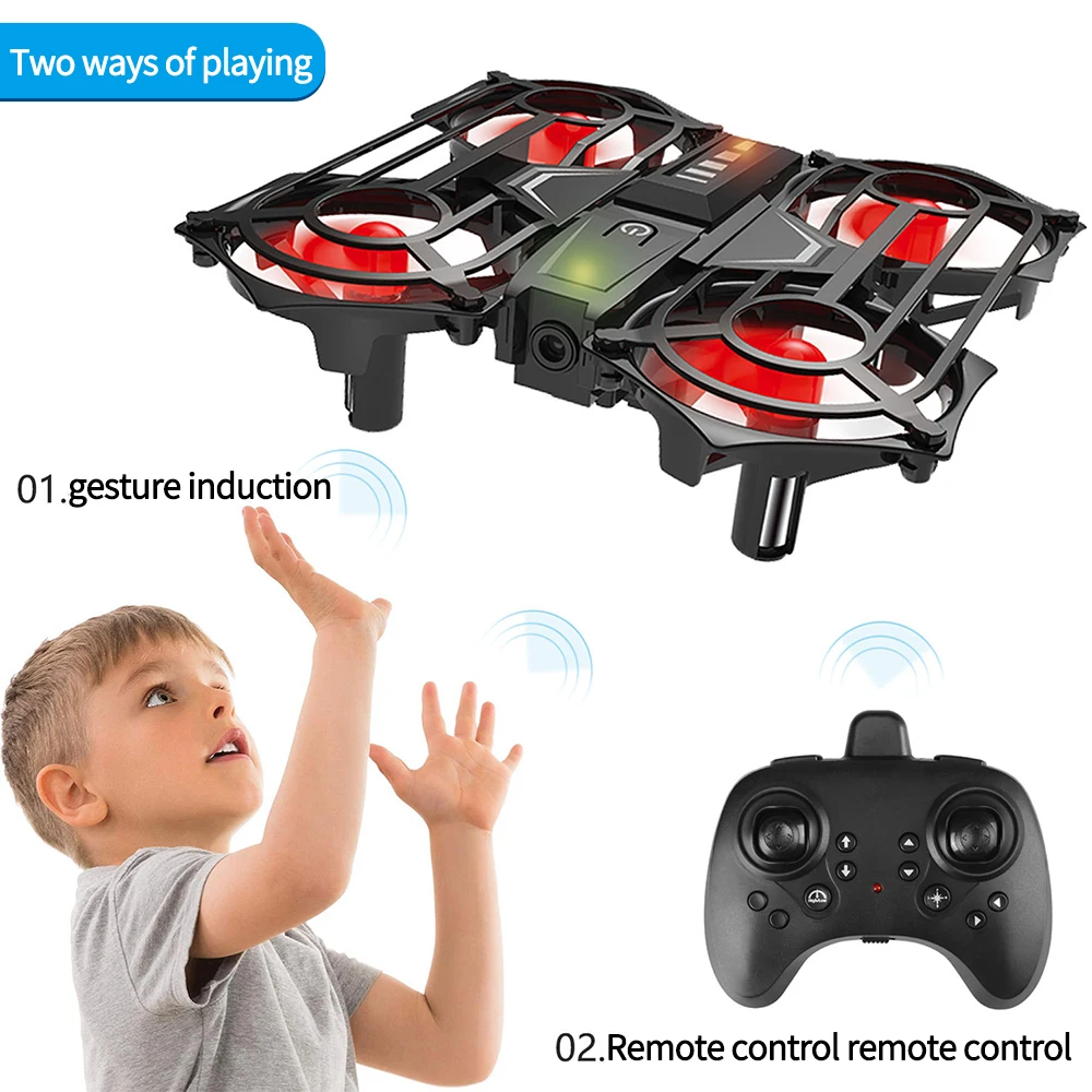 2.4G Mini Drone Kids RC Helicopter Plane RC Quadcopter Throw to Fly Remote Control Gesture Dual-Mode RC Drone RTF Helicopter
2.4G Mini Drone Kids RC Helicopter Plane RC Quadcopter Throw to Fly Remote Control Gesture Dual-Mode RC Drone RTF Helicopter