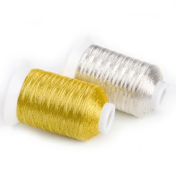 2pcs Simthread Gold And Silver Thread / Computer Embroidery Sewing Thread For Hand Or Machine Embroidery
2pcs Simthread Gold And Silver Thread / Computer Embroidery Sewing Thread For Hand Or Machine Embroidery