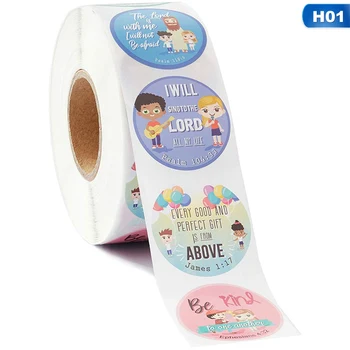 500PCS Round Religious Stickers Labels 8 Styles Pattern Christian Bible Verse Sticker for Kids School Baby Cute Toy Stickers
500PCS Round Religious Stickers Labels 8 Styles Pattern Christian Bible Verse Sticker for Kids School Baby Cute Toy Stickers