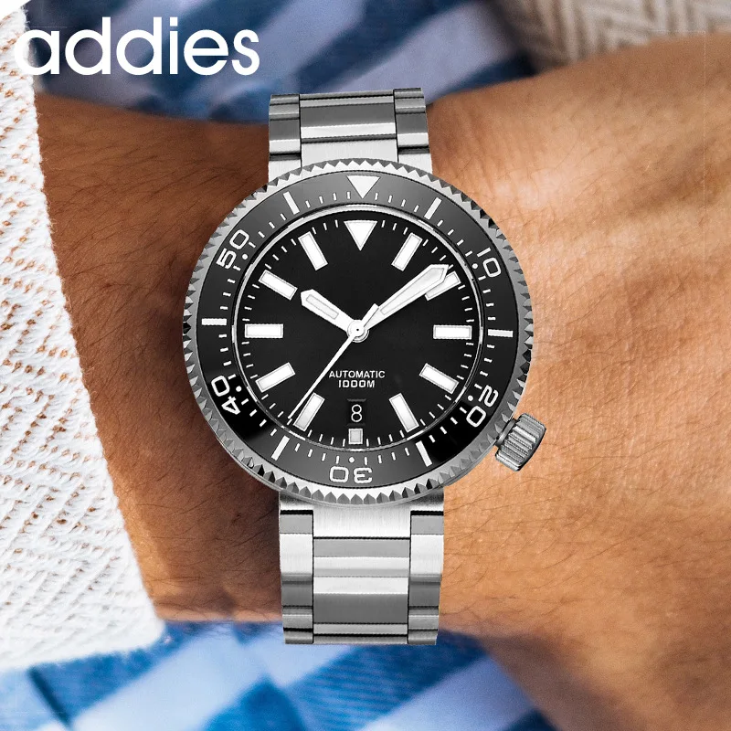 Addies Men Automatic Analog Watch Business C3 Night Light 1000m Diving Waterproof Hockey Steel Timepiece
Addies Men Automatic Analog Watch Business C3 Night Light 1000m Diving Waterproof Hockey Steel Timepiece